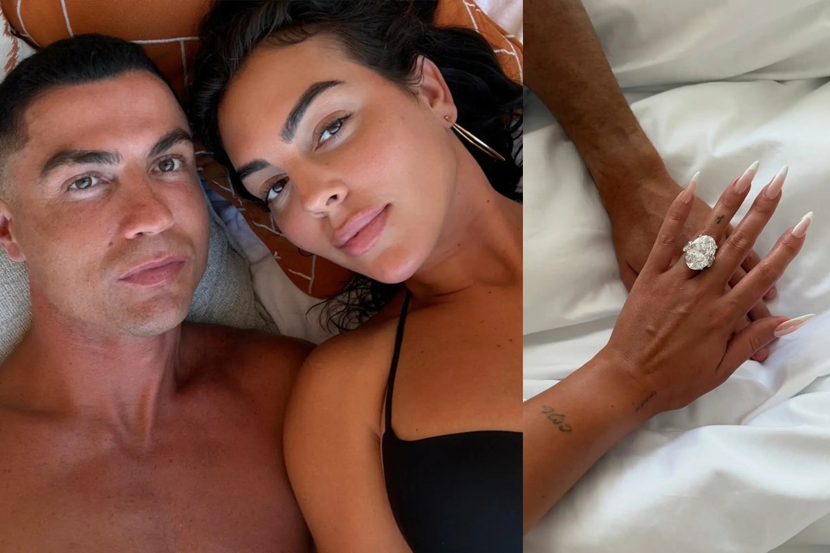 Susižadėjo Cristiano Ronaldo ir Georgina Rodriguez: parodė milžinišką žiedą