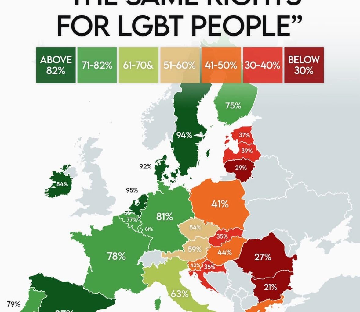 Support for LGBT people in the EU