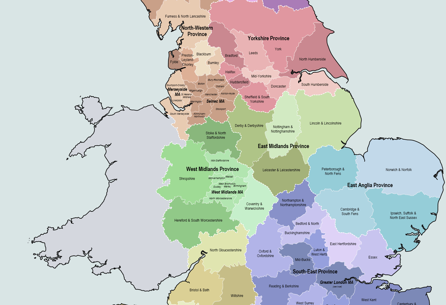 Thoughts on the proposals of the Redcliffe-Maud report in regard to administrative subdivisions? Is it good or bad this was never fully implemented?