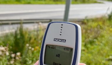 You really think someone would do that? Just charge an old nokia phone battery, fly to Helsinki, take a train to Tampere, then another train to Nokia, walk to the edge of the city, and take a picture of a road sign?