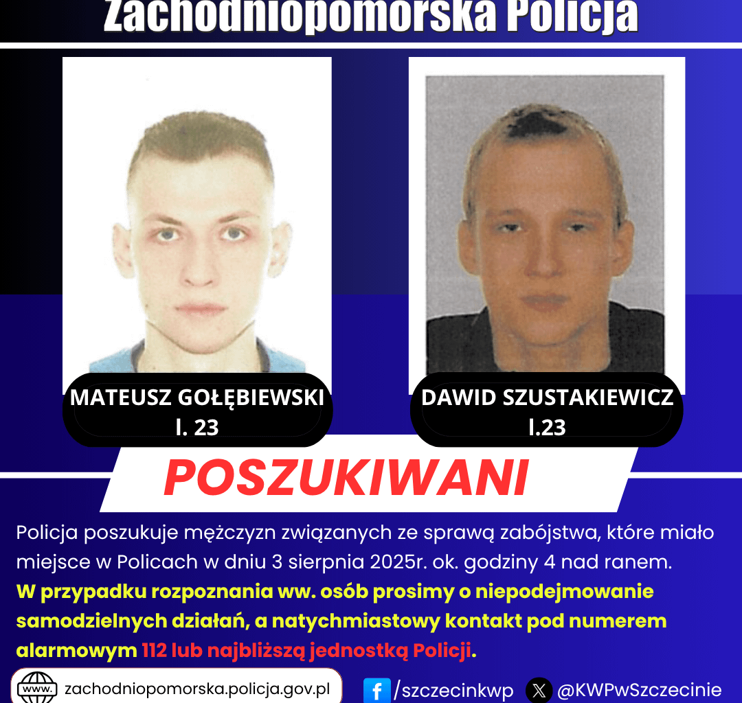 Wanted: Two murder suspects