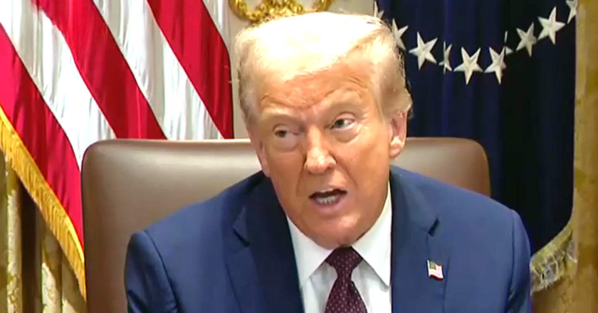 Trump Amps Up ‘Dictator’ Talk In Stunning New Cabinet Meeting Rant