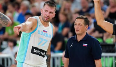 Dončić po neugodnem udarcu s klopi pospremil poraz z Latvijo