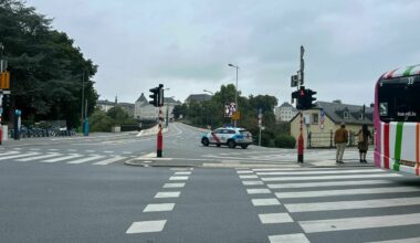 RTL Today - Multiple police cars involved: Police chase through Luxembourg City ends in crash
