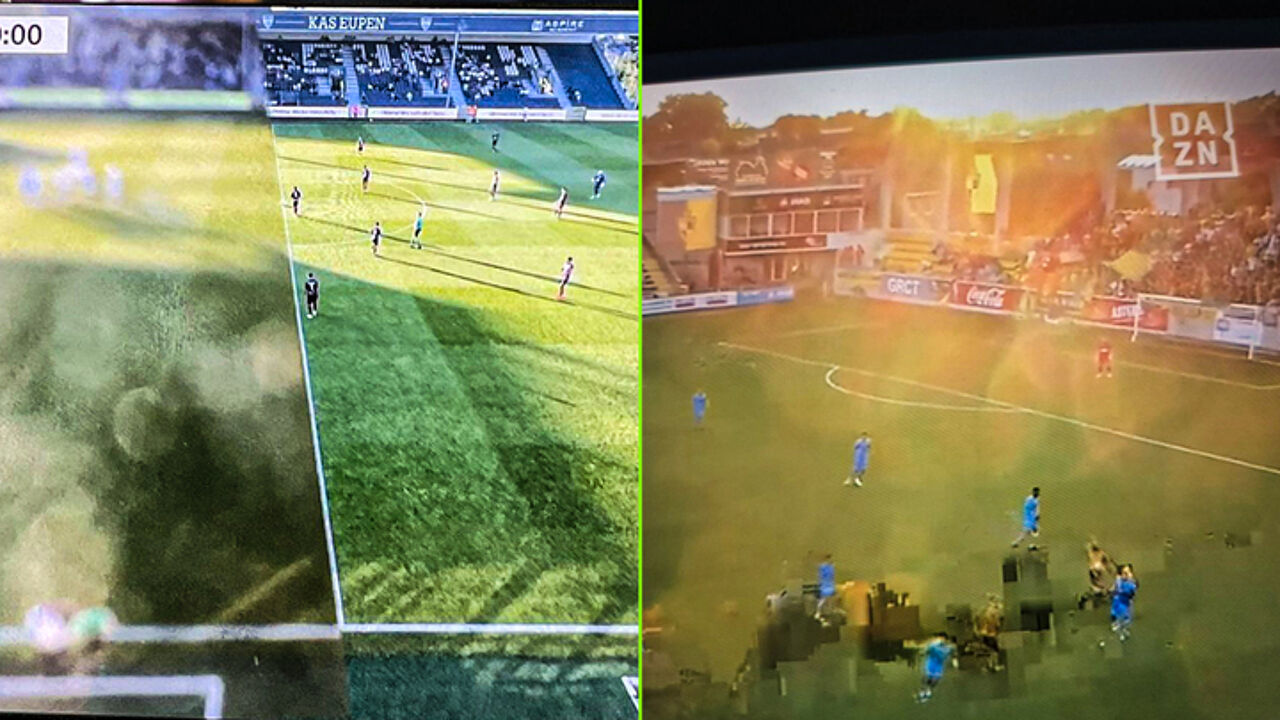 Beeldkwaliteit 1B-wedstrijden zorgt voor storm aan kritiek bij DAZN: "Hebben al overleg gepleegd met Pro League"