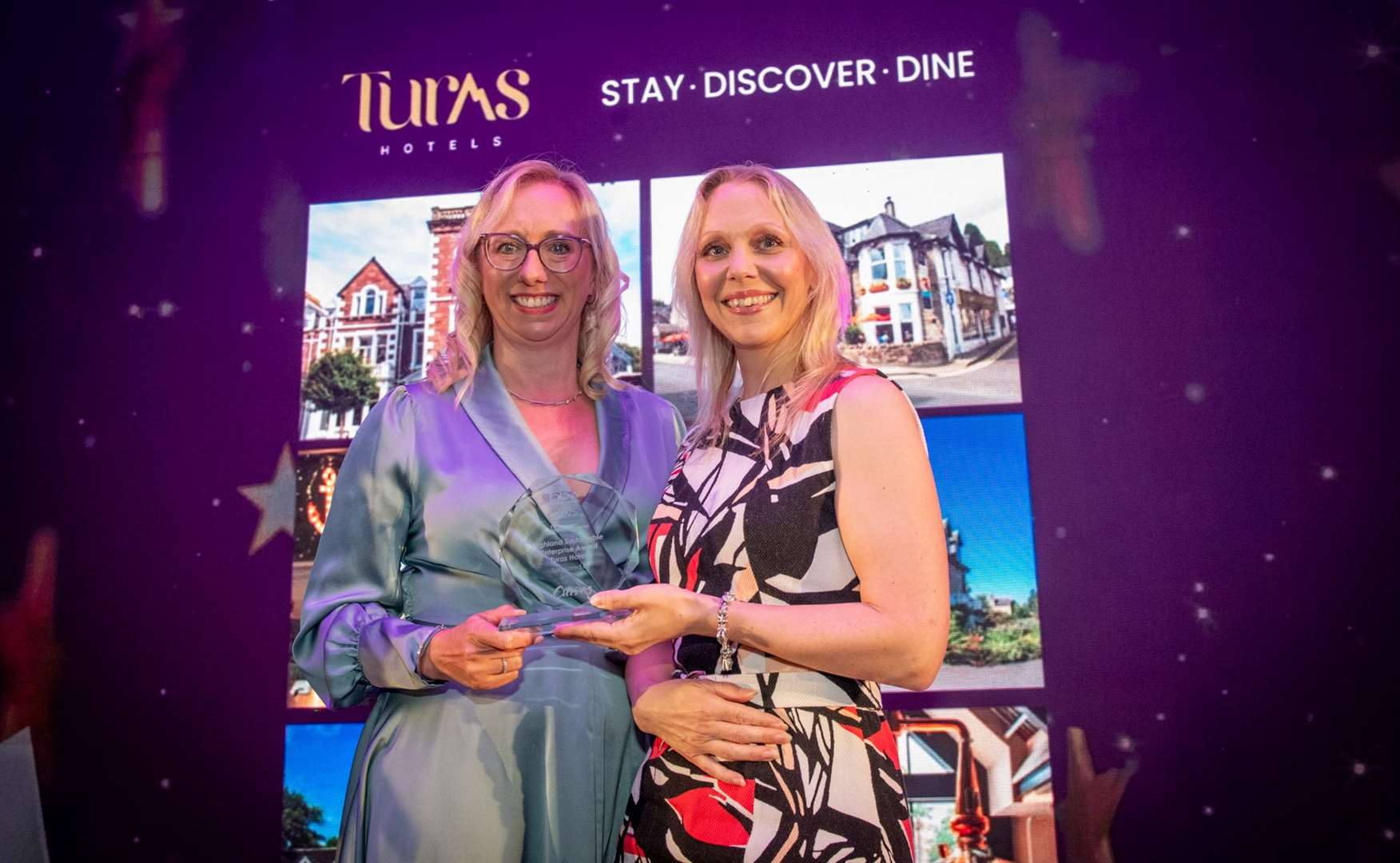 Jennifer Macdonald-Nethercott of Turas Hotels which won sustainable enterprise of the year. Picture: Callum Mackay.