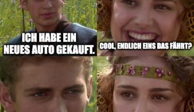 Wenn du viele Probleme hast, aber Platz in der Schrauber-Halle keines davon ist...