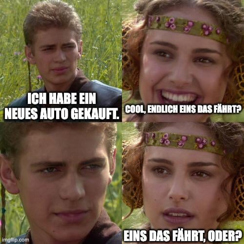 Wenn du viele Probleme hast, aber Platz in der Schrauber-Halle keines davon ist...