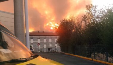 Orense destrozado por los incendios