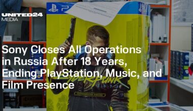Sony Closes All Operations in Russia After 18 Years, Ending PlayStation, Music, and Film Presence