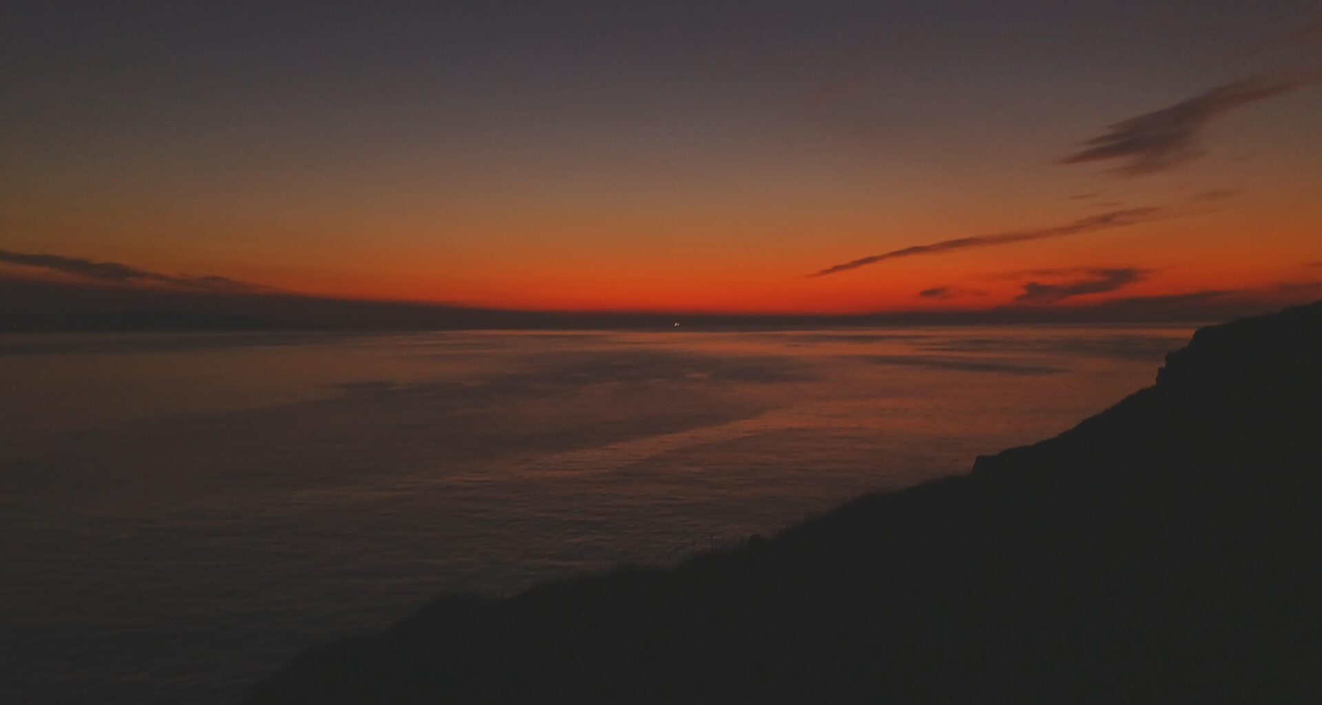 Portrush old harbour sunset last night