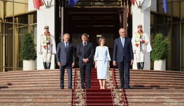 EU leaders visit Moldova on Independence Day with…