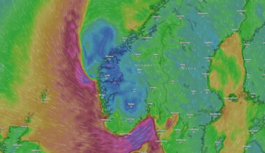 Sjelden sommer­storm