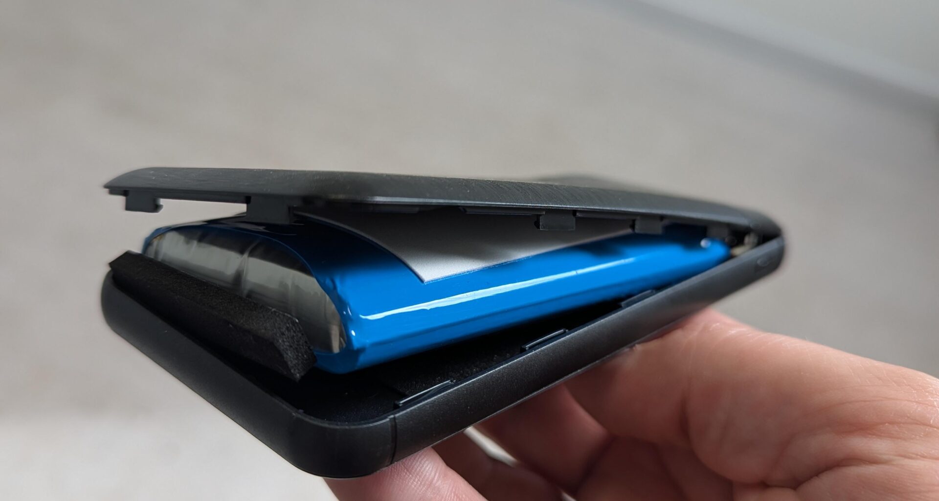 Expanded lithium battery - where can I take this?