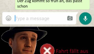 Auf manche Sachen ist einfach (kein) Verlass