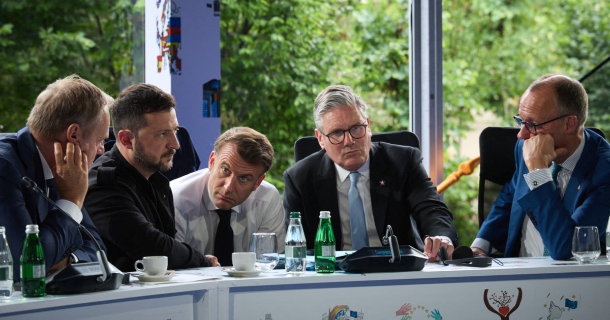 EU Scrambles For Relevance Ahead Of Trump-Putin Alaska Summit