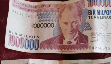 I was given 63 old Turkish notes. I’m finally a millionaire.