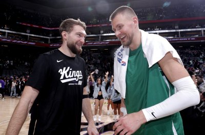 Domantas Sabonis ir Kristapas Porzingis