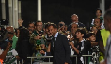 Frederico Varandas muito acarinhado após vitória com o Casa Pia