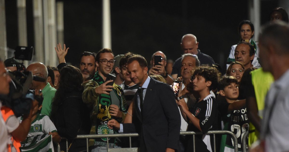 Frederico Varandas muito acarinhado após vitória com o Casa Pia