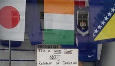 Flag mix-up resulting in threats / violence