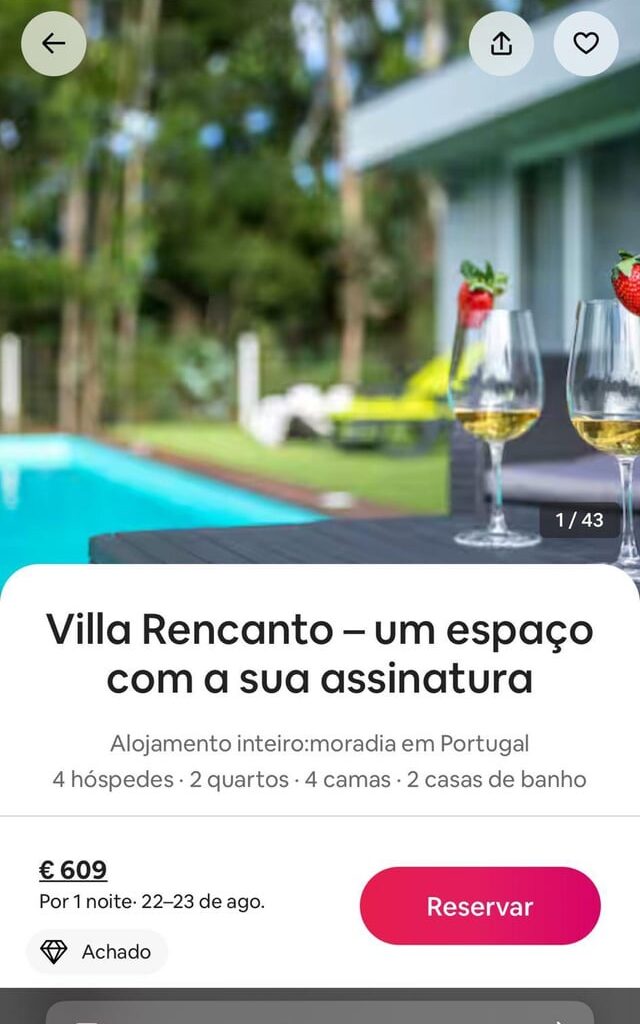 Ganância à tuga: cancelaram a minha reserva a 223€ para a pôr no Airbnb a 610€