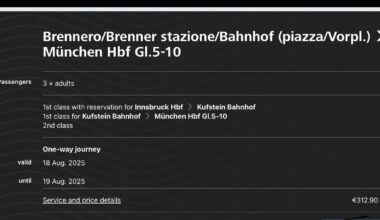 Worried About Missing My Bus Connection in Brenner - Help Understanding My OBB Ticket?