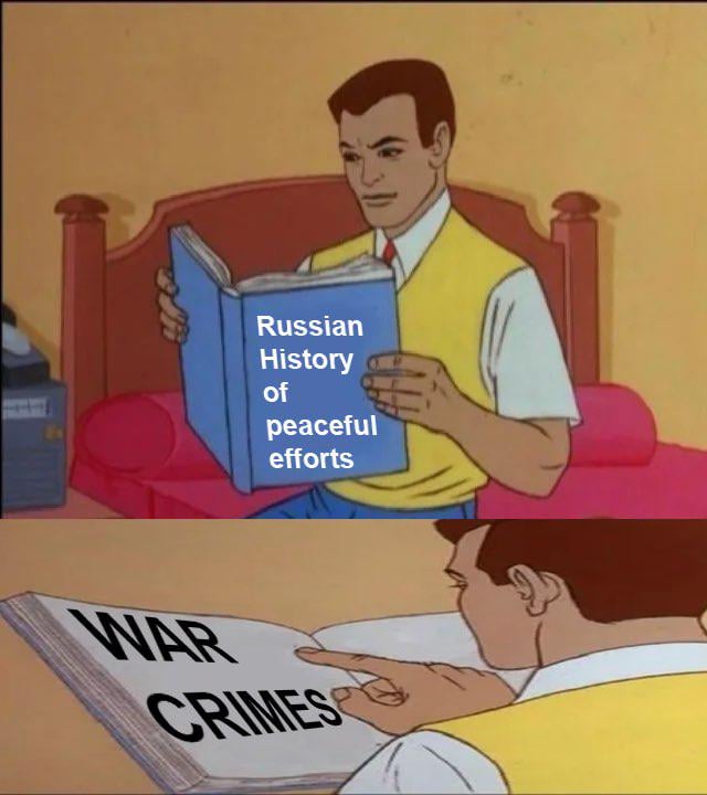 Russia has a historical tendency to just do war crimes instead of basically anything else.