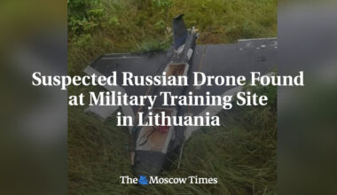 Suspected Russian Drone Found at Military Training Site in Lithuania