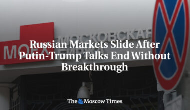Russian Markets Slide After Putin-Trump Talks End Without Breakthrough