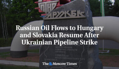 Russian Oil Flows to Hungary and Slovakia Resume After Ukrainian Pipeline Strike