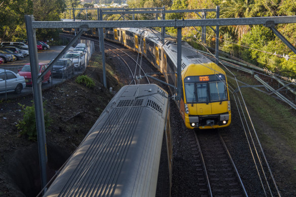 The T1 North Shore line.