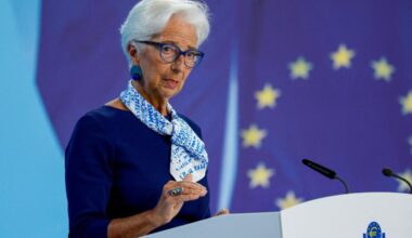European Central Bank president Christine Lagarde said the US' plans for sector-specific levies on pharmaceutical goods and semiconductors remain unclear.