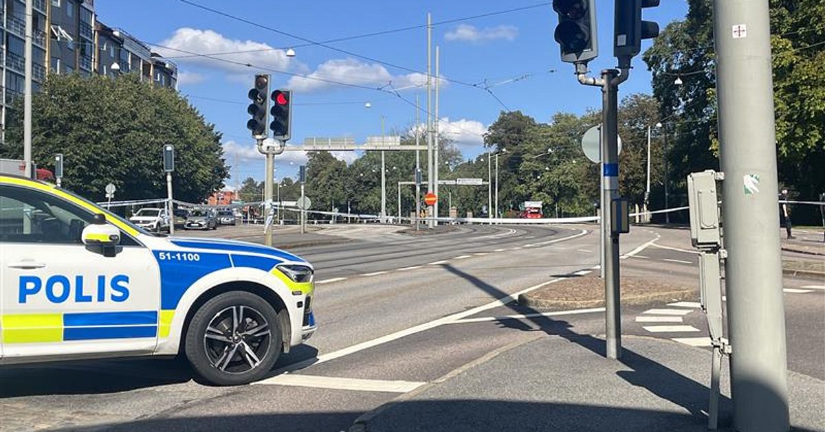 Misstänkt farligt föremål vid Redbergsplatsen i Göteborg