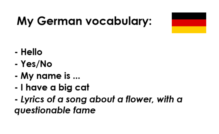 You know, I'm something of a polyglot myself.