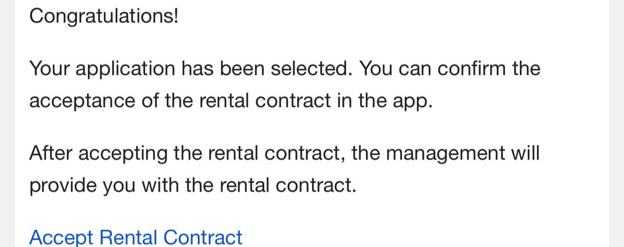 Homematch rental agreement