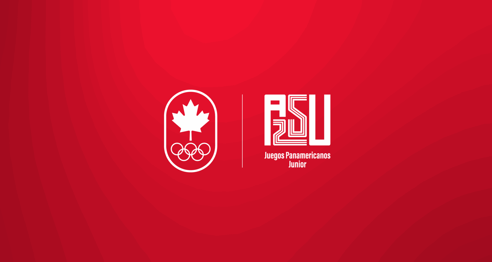 Red background with COC and Asuncion 2025 logos