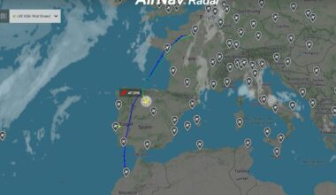Air France #AF1896 is declaring an emergency and diverting to Madrid