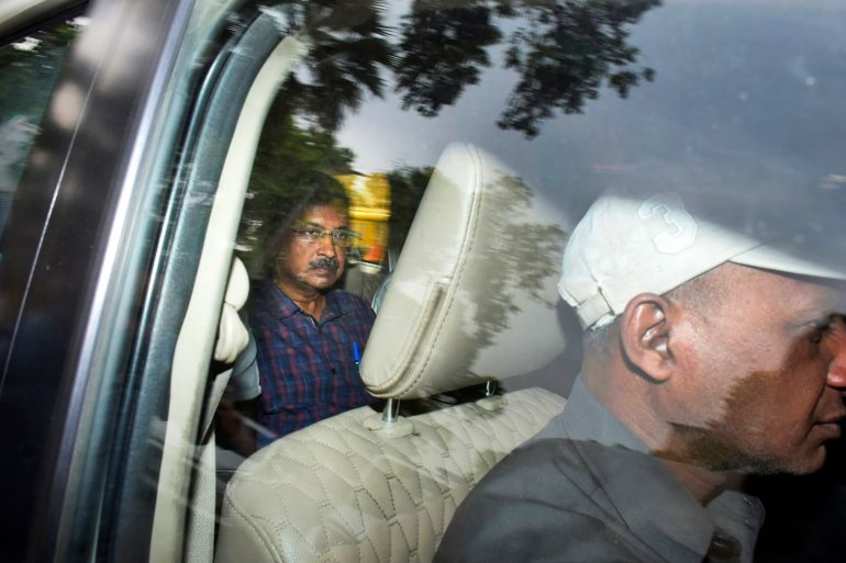 Kejriwal is part of an alliance formed by opposition parties to compete against Prime Minister Narendra Modi and his ruling Bharatiya Janata Party [File: Dinesh Joshi/AP]