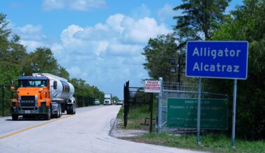 'Alligator Alcatraz' closing; Crosswalk 'no defacing' signs
