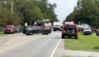 Two-vehicle accident at Highway 46/Nevils-Denmark Road intersection leaves one woman dead, second victim life-flighted