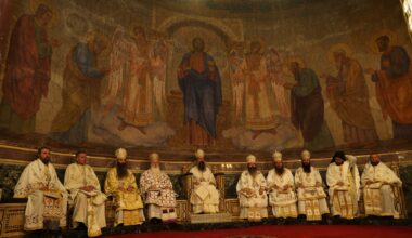 Patriarch of Bulgaria led summer Feast Day Liturgy at St. Alexander Nevsky Cathedral