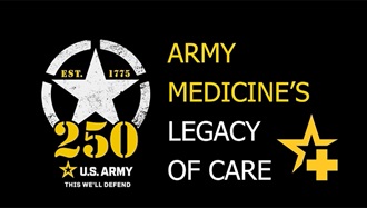 Link to Video: Army Medicine 250 birthday banner.