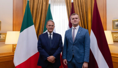 Latvia and Italy discuss regional security and agree on the need to promote economic cooperation