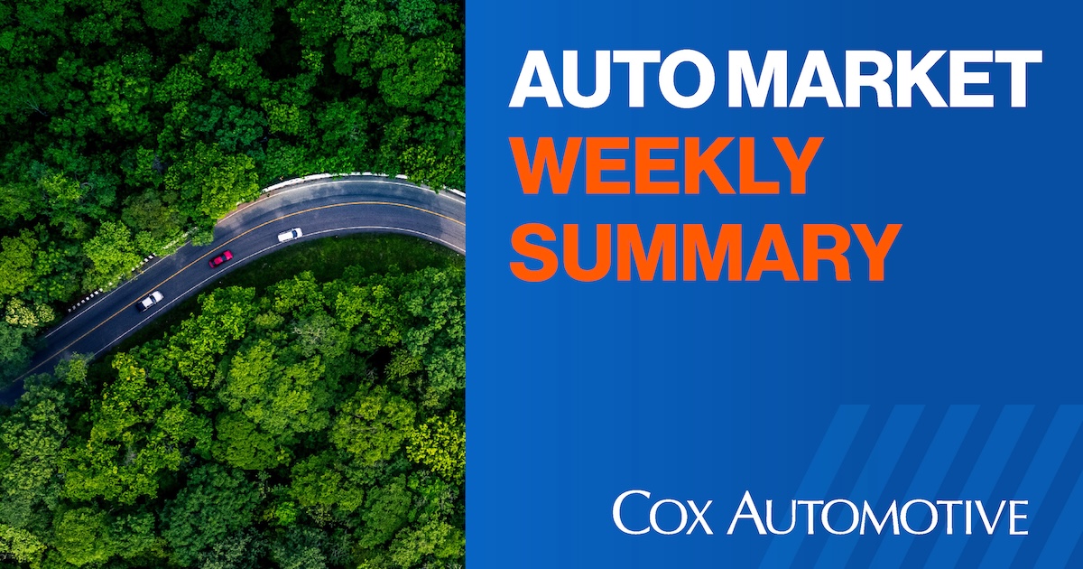 Auto Market Weekly Summary - Cox Automotive Inc.