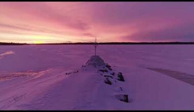 Drone Footage Capturing The Mesmerizing Nature Of Finland In Winter