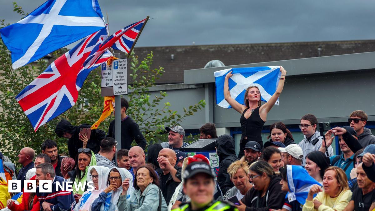 You guys said you would counter protest, and you did. Job well done folks. Everyone is welcome in Scotland 👏🏻