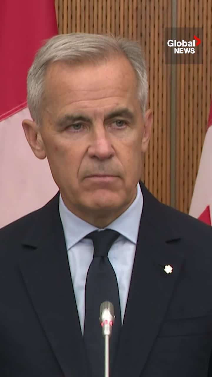 Click to play video: 'Carney uses hockey analogy to explain removal of counter-tariffs on certain U.S. goods'