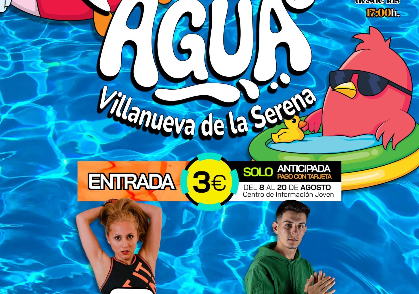 🎉💦Fiesta del agua 2025 - Ayuntamiento de Villanueva de la Serena