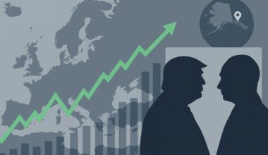 European shares approach five-month high as markets watch Trump–Putin talks